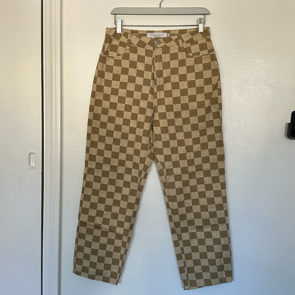 Nectar stretchy  checkered jeans